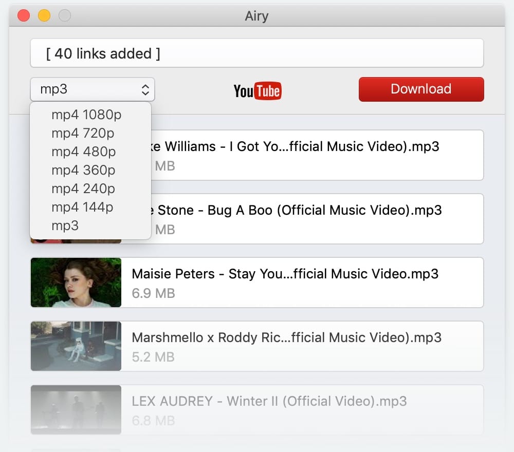 youtube to mp3 download for mac